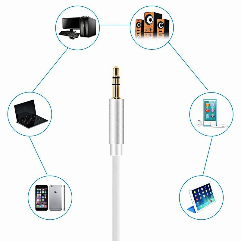 Lighting to 3.5mm Headphone Jack Adapter Charge Car Audio Aux Cable for iPhone X Xs Xr Xs Max