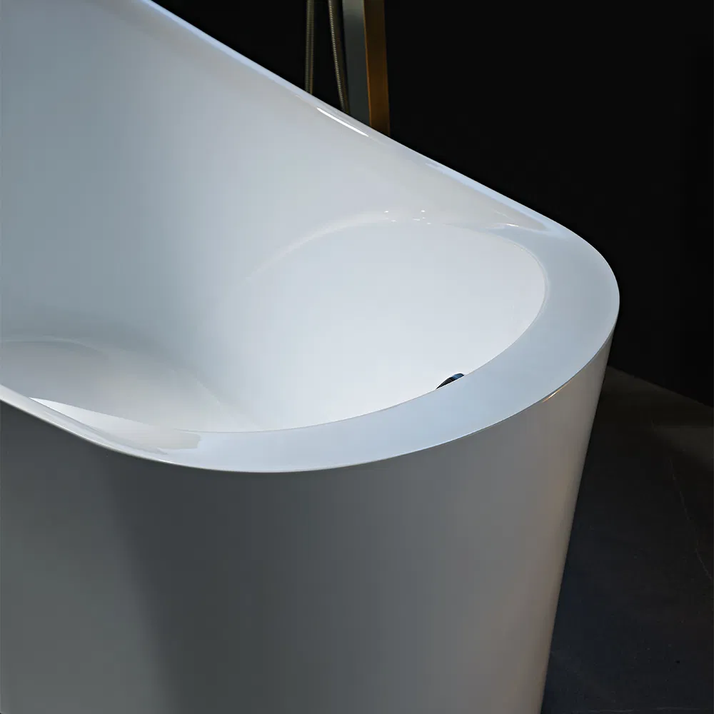 Foshan Hotel-Style Modern Acrylic Freestanding Soaking Bathroom Bathtub