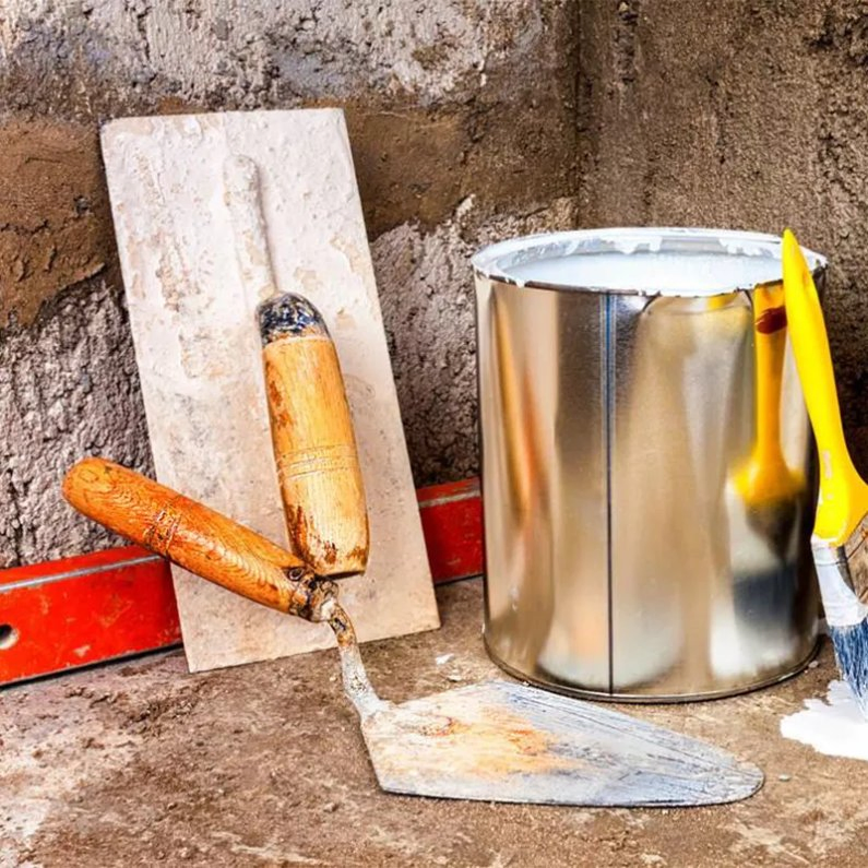 MSN Bricklayer Trowel Hand Plastering Cement Trowel for Building Tools