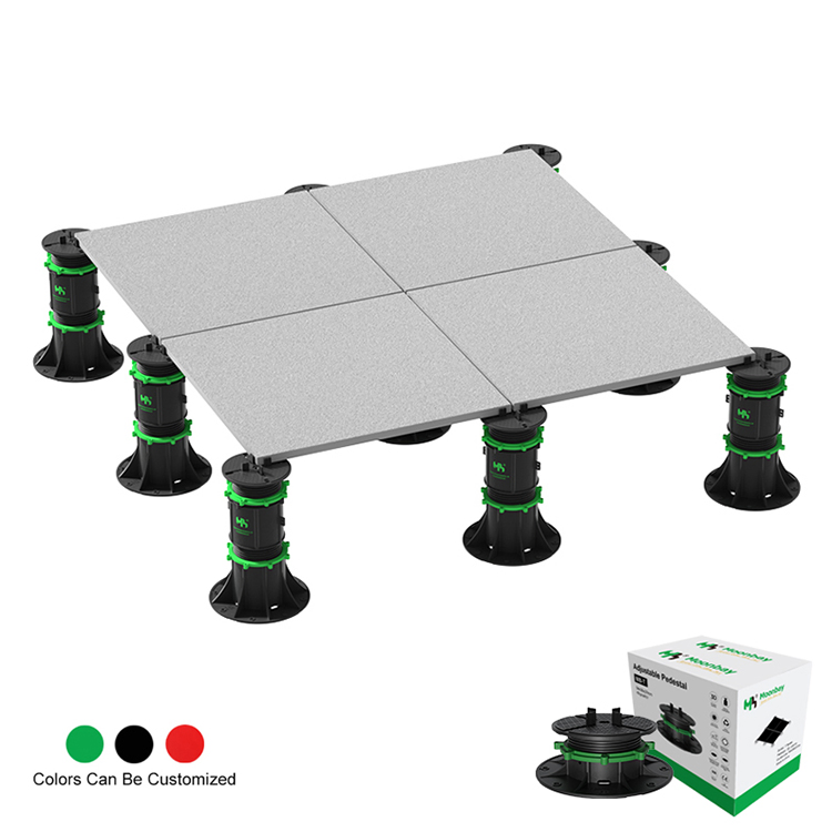 Self-Leveling Paver Tile Decking Terrace Height Adjustable Plastic Pedestal for Floor Supporting