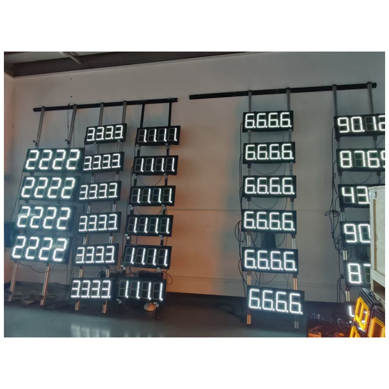 7 Segment Display Displays Outdoor Gas Station LED Display Board
