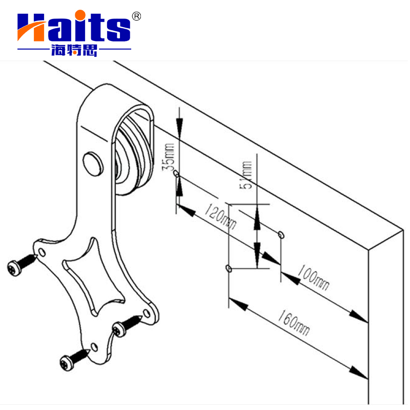Barn House Door Hardware Sliding Flat Barn Door Hardware Kit Set with Door Gu 1.8m Sliding Barn Door Hardware Kit