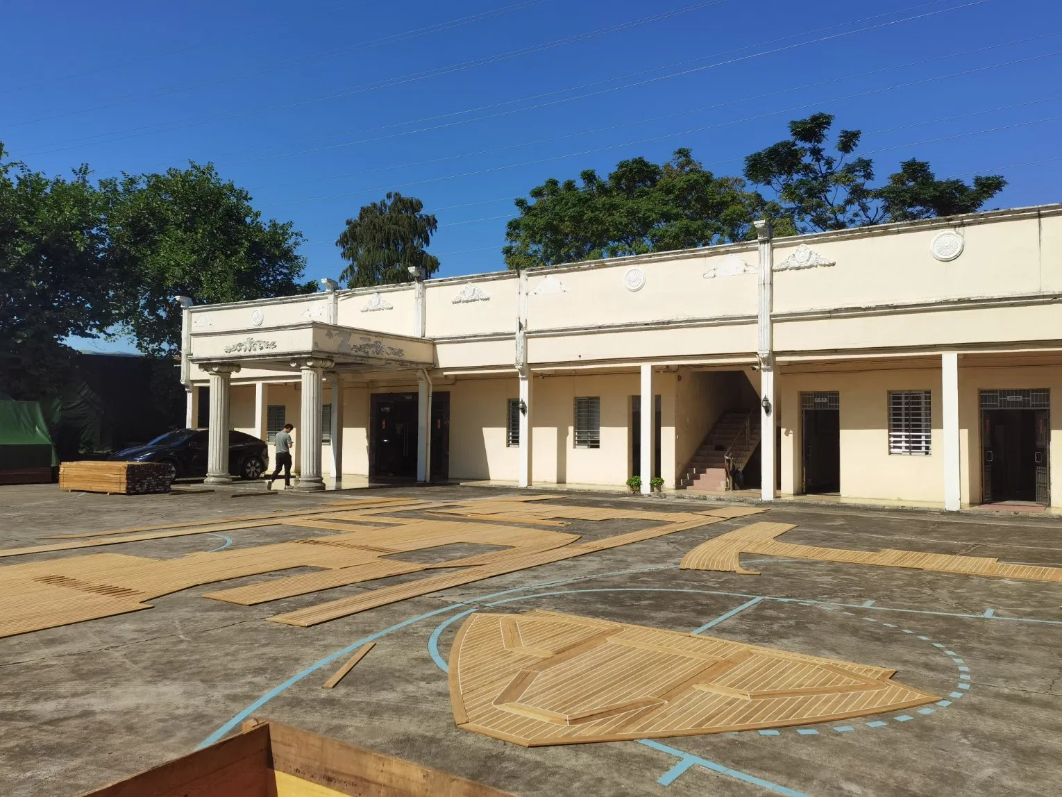 Teak Deck Strip Teak Splicing Plate