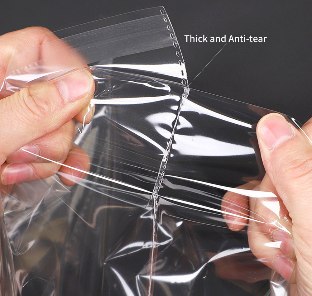Customized Size BOPP Clear Plastic Cellophane Flat Bags for Bread Candy Cookie with Colored Twist Ties for Birthday Party Gift