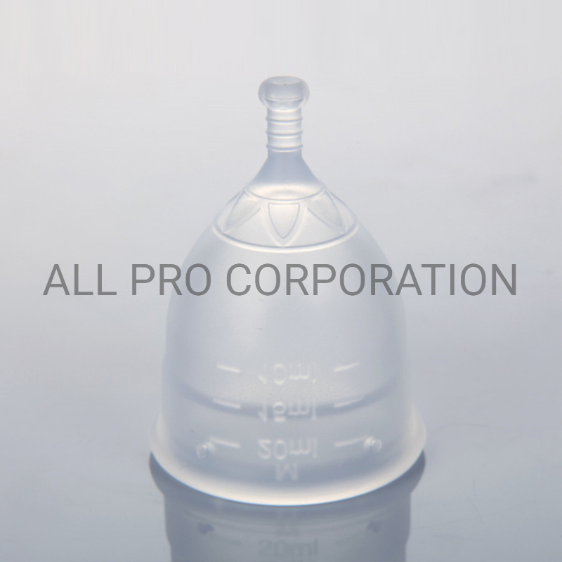 Eco-Friendly Medical Silicone Menstrual Cup Soft Period Cup Menstrual Cup 100% Medical Silicone