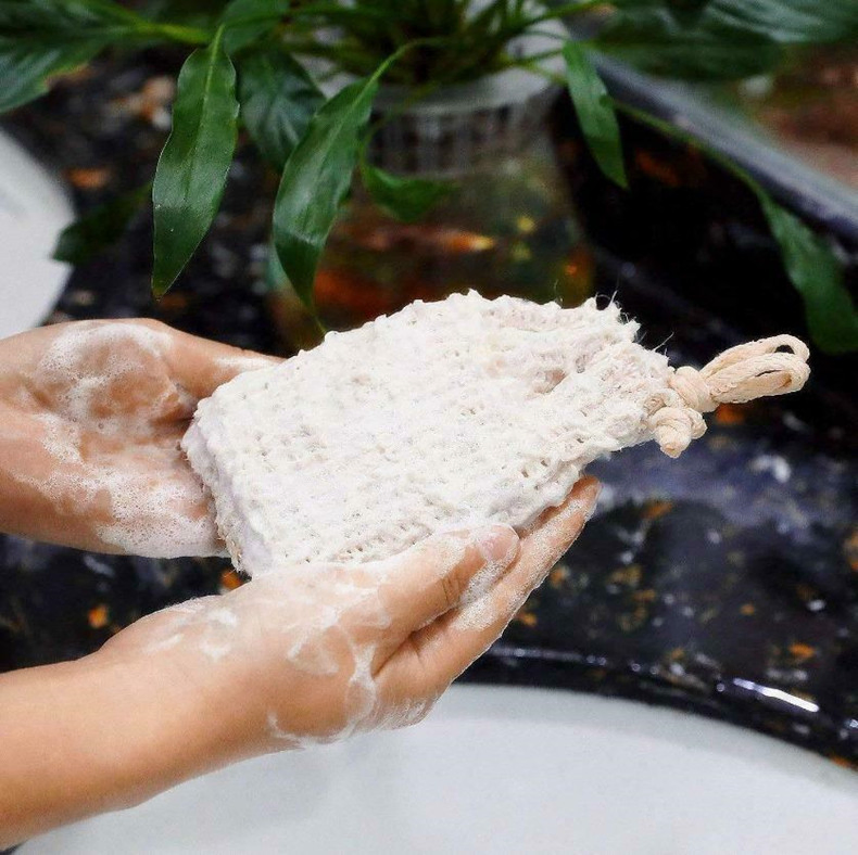 Sisal Mesh Soap Bag Eco Friendly