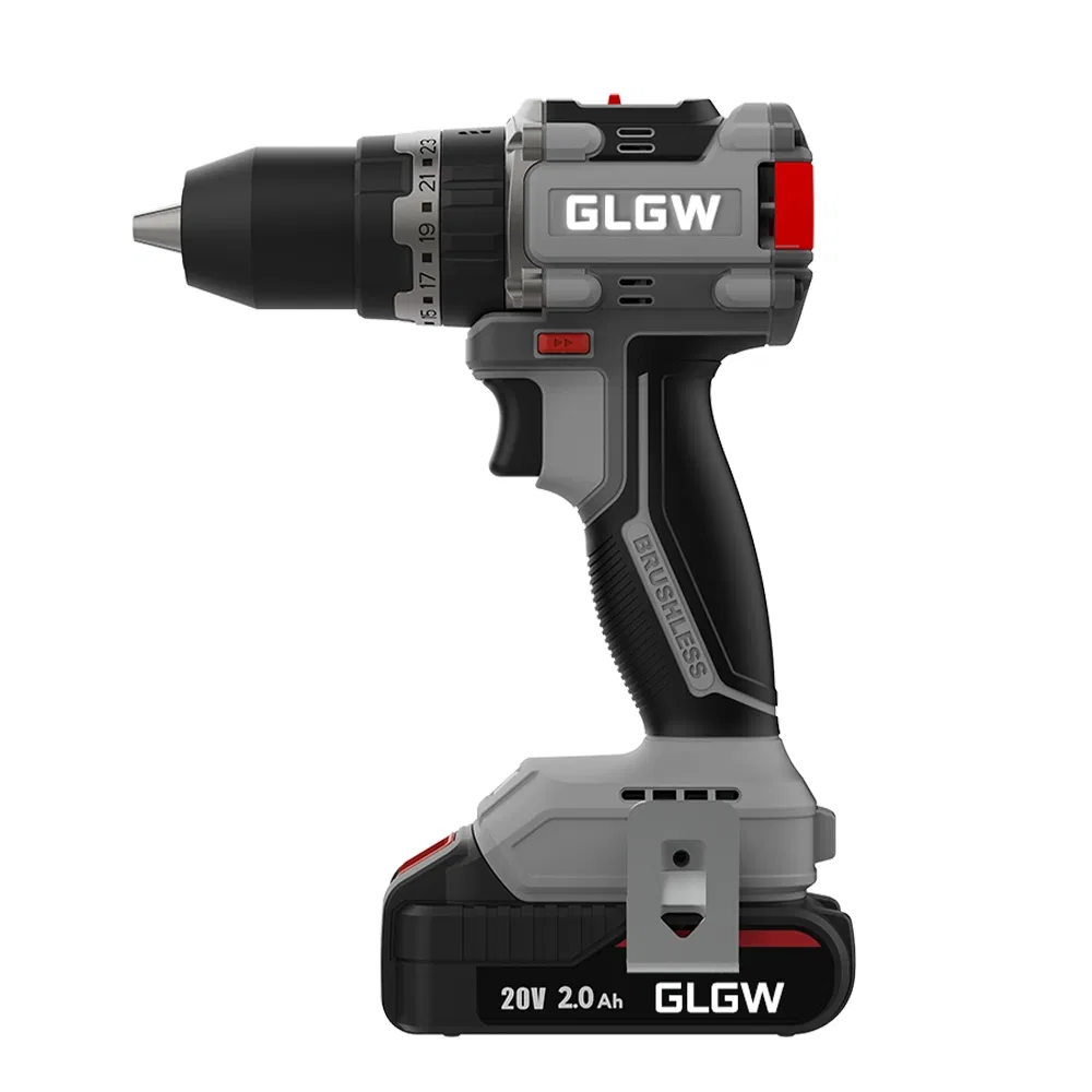 Glgw Multifunctional Hardware Tools Impact Electric Hand Drill Combination Toolbox Portable High Power Cordless Drill