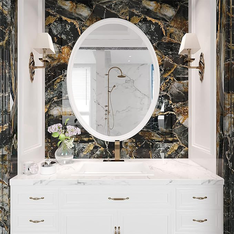 Gold White Contact Paper Self Adhesive Vinyl Peel and Stick Marble Wallpaper Revestimiento De Paredes