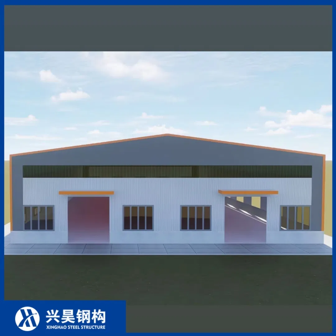 Factory OEM Custom Metal Prefabricated Workshop/Warehouse/Prefab Building House Light Steel Structure From China Supplier