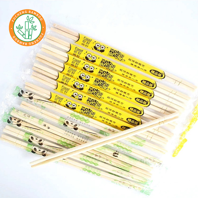 Factory - Direct Fully Paper - Wrapped Disposable Bamboo Chopsticks with Custom - Designed Logos for Wholesale