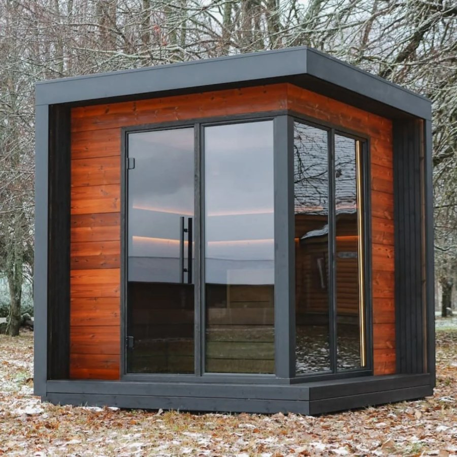 Традиционная паровая сауна на 4 человека из ели