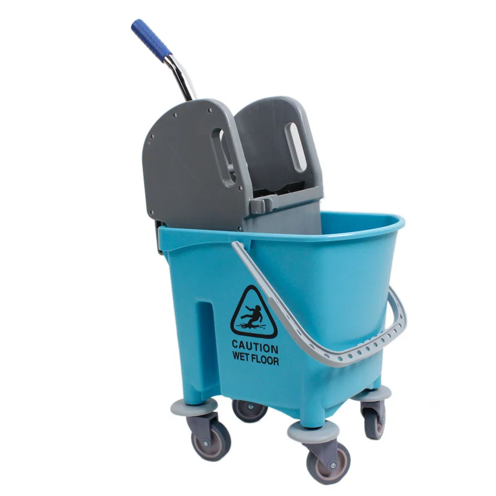 Plastic Heavy Duty Mop Squeeze Wringer Mop Bucket 23L Essential Product