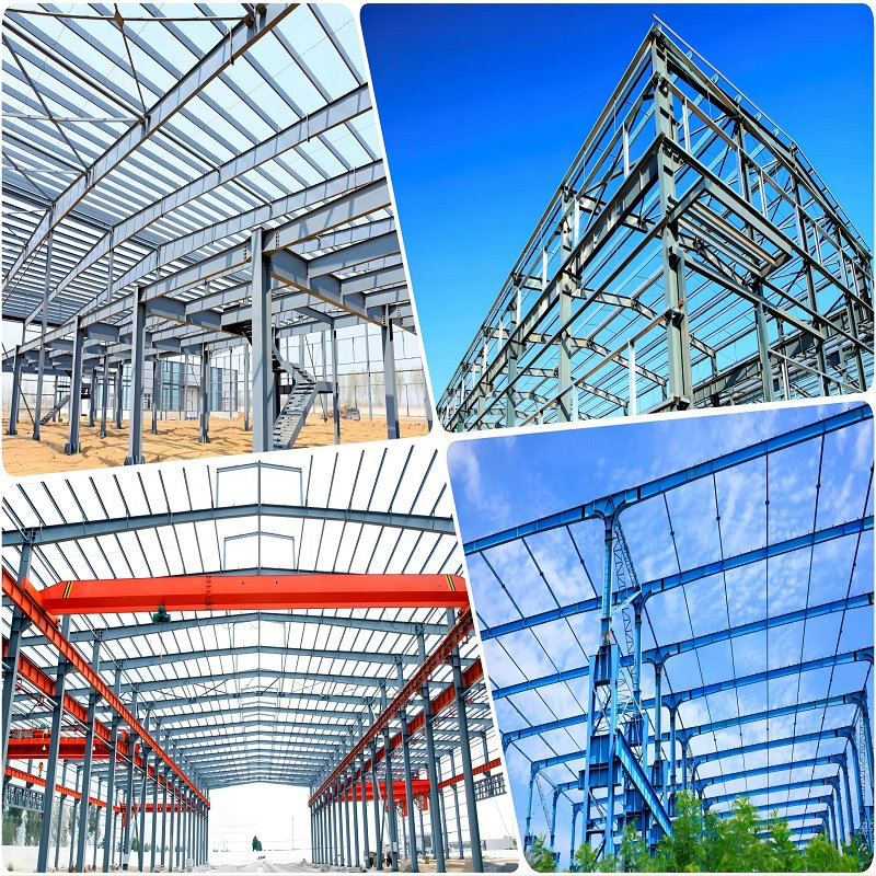 Quick-Assemble Steel Structure Shelter for Construction Machinery