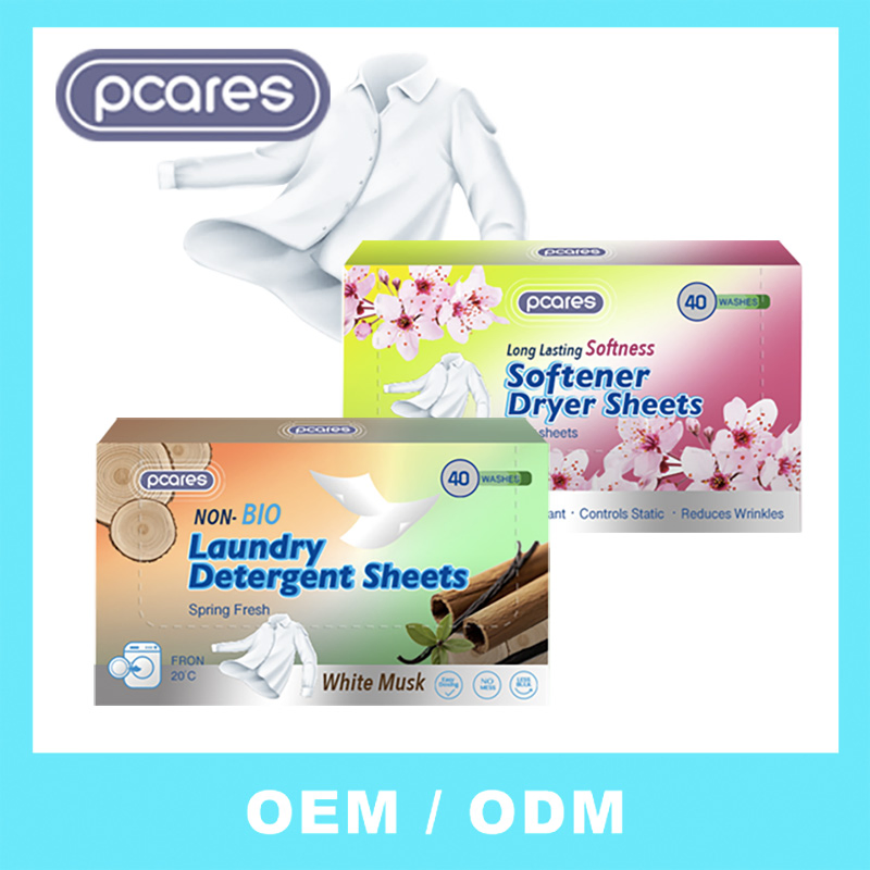 Eco Color and Dirt Filter Laundry Detergent Paper Sheets Strips