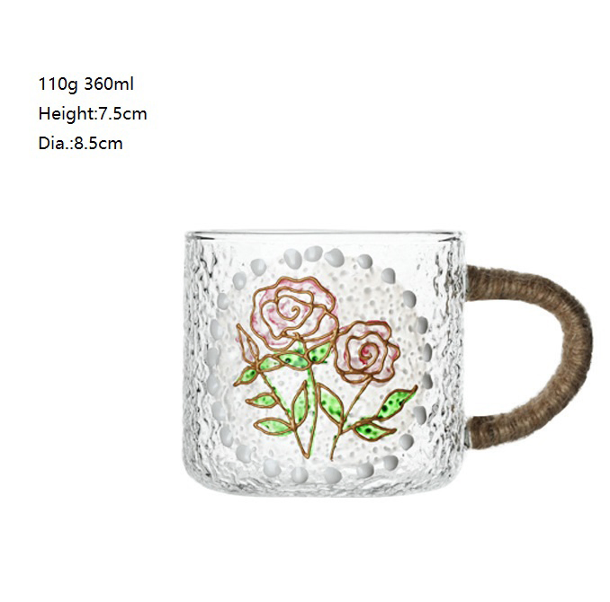 2.2L Household Transparent Glass Kettle