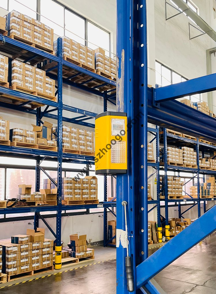 Rack Corner Mounted Warning Sensor Forklift Collision Warning System