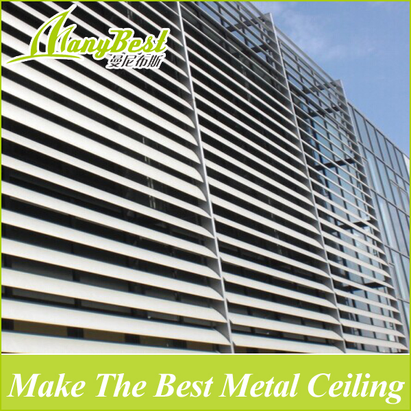 Durable 84r Fixed Aluminum Louvers for Strong Exterior Ventilation