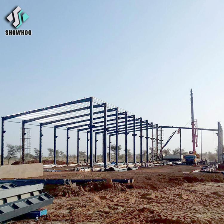 Steel Structure Industrial Construction Workshop Building Material Pre Fabricated Warehouse