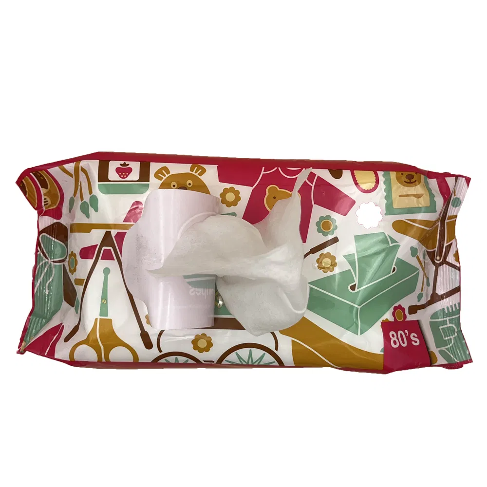 Customized Baby Hand Mouth Wipe Skincare Baby Wipes Spunlace Fabric Non Woven Wet Tissue Wipes