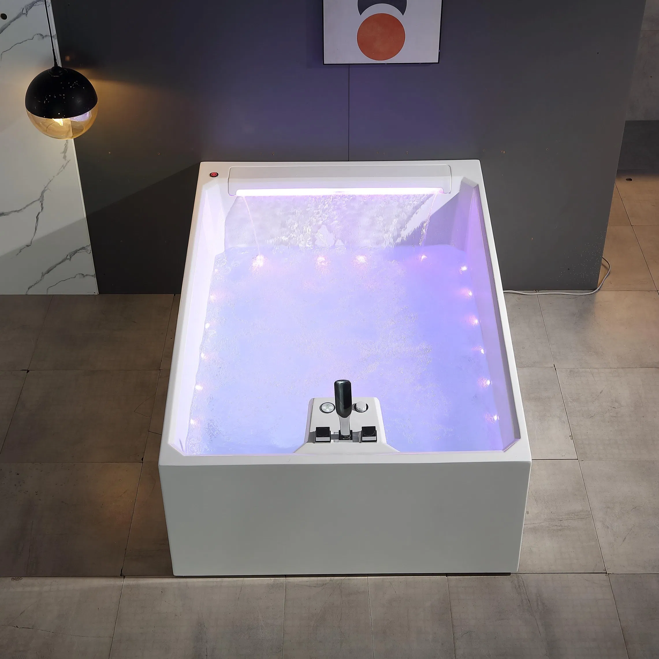 Modern Adult Massage Bathtub High-Quality Acrylic Freestanding 2-People SPA Jacuzzis Hot Tub