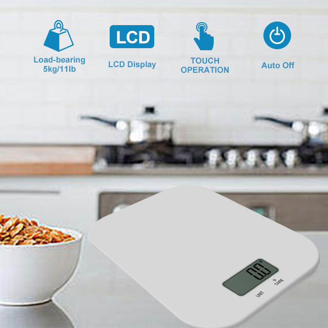 Кухонные весы Hession с LCD дисплеем, 5 кг