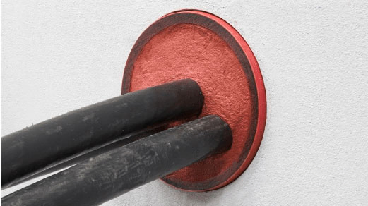 Red Color Intumescent Firestop Acrylic Duct Sealant