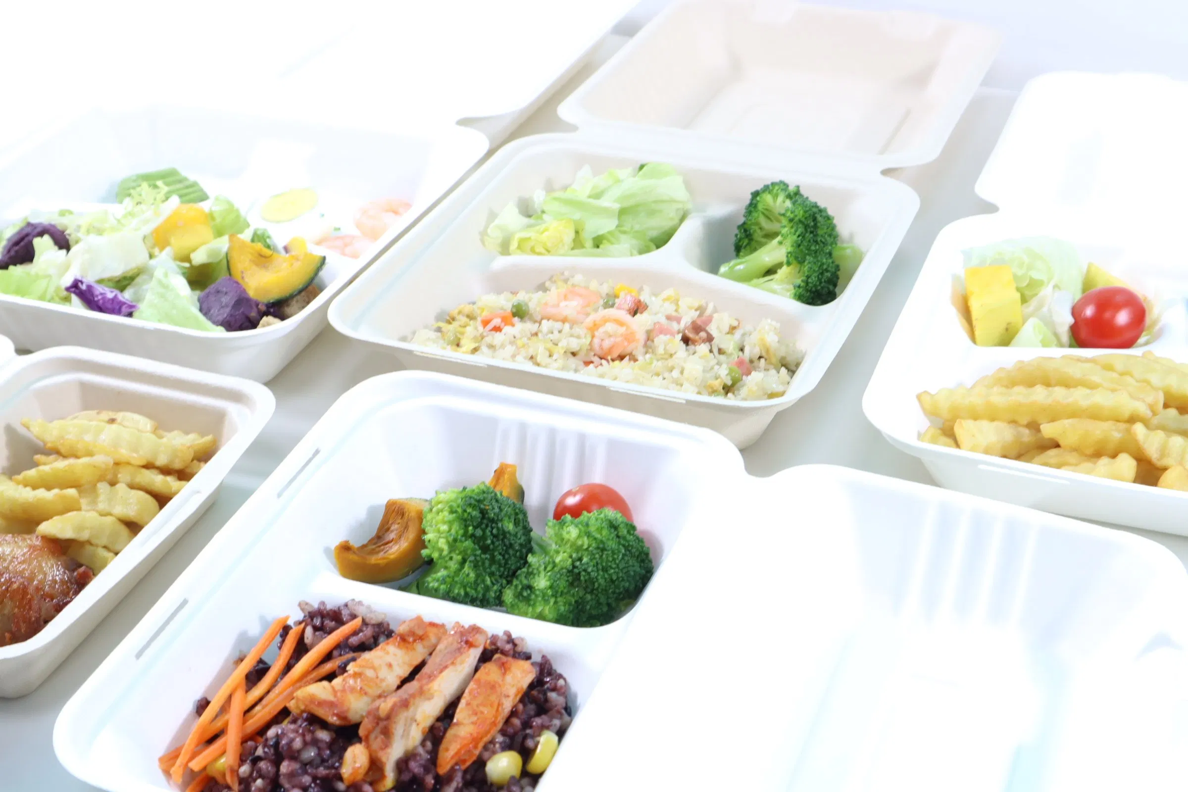 Биоразлагаемые контейнеры для еды на вынос