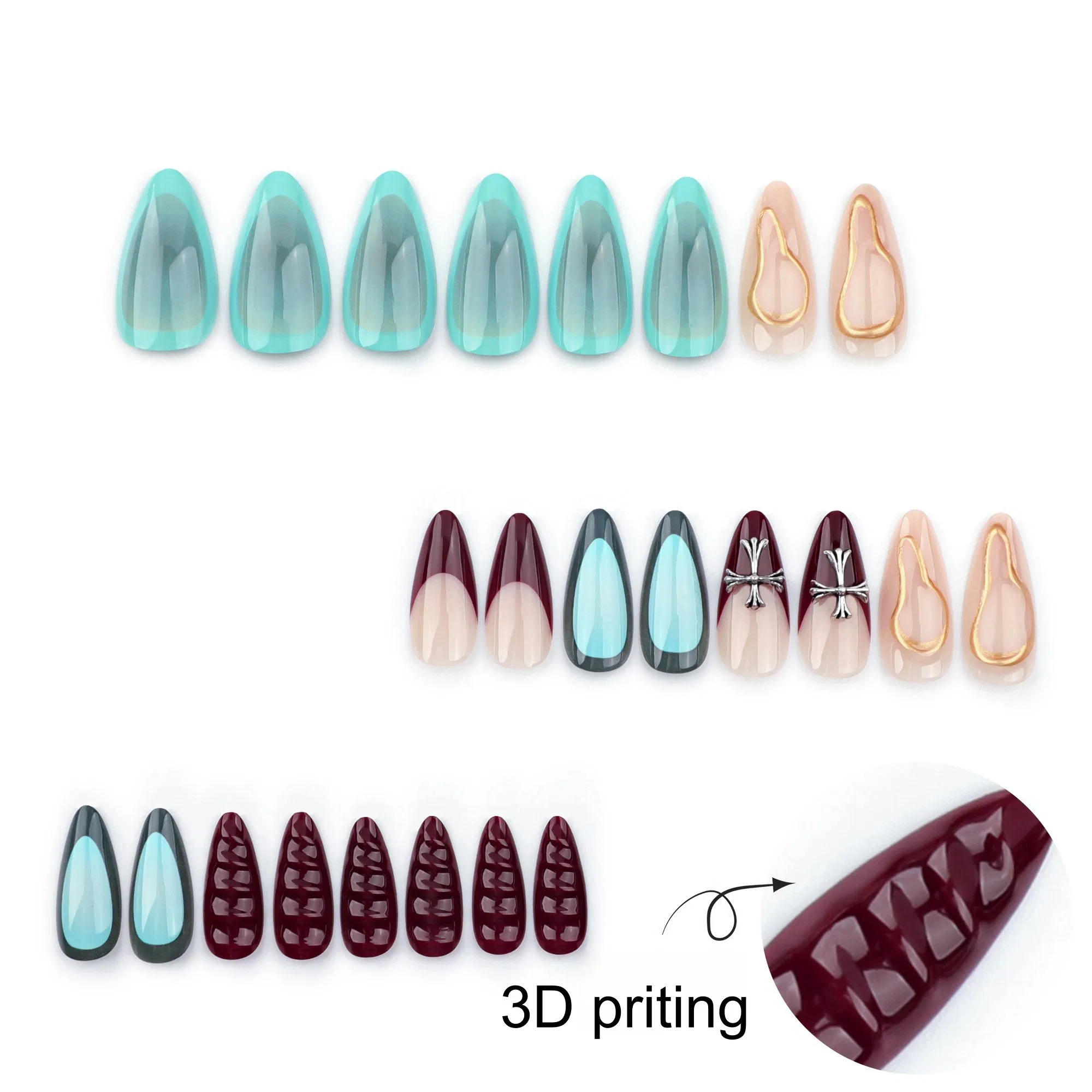 3D Printing Handmade Nails False Nail Tip