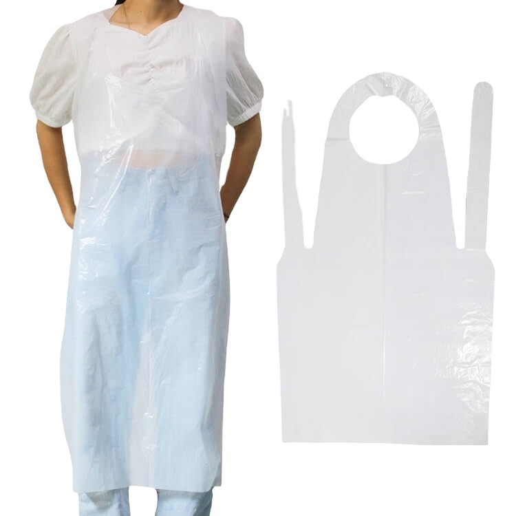 National Productional of Single Use HDPE CPE Medical PE Aprons