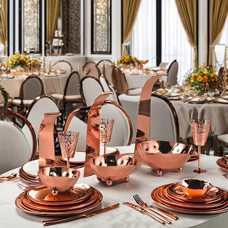 Stainless Steel Hammer Point Juice Cup KTV Buffet Salad Snack Bowl Restaurant Seasoning Cold Meal Plate