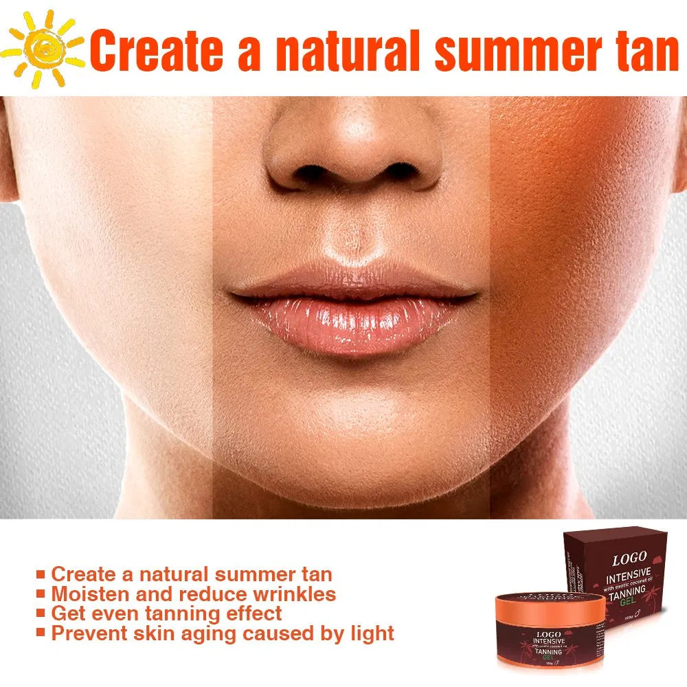 Beauty Cosmetics Skin Care Tanning Cream Tan Accelerator Body Shimmer Tanning Gel