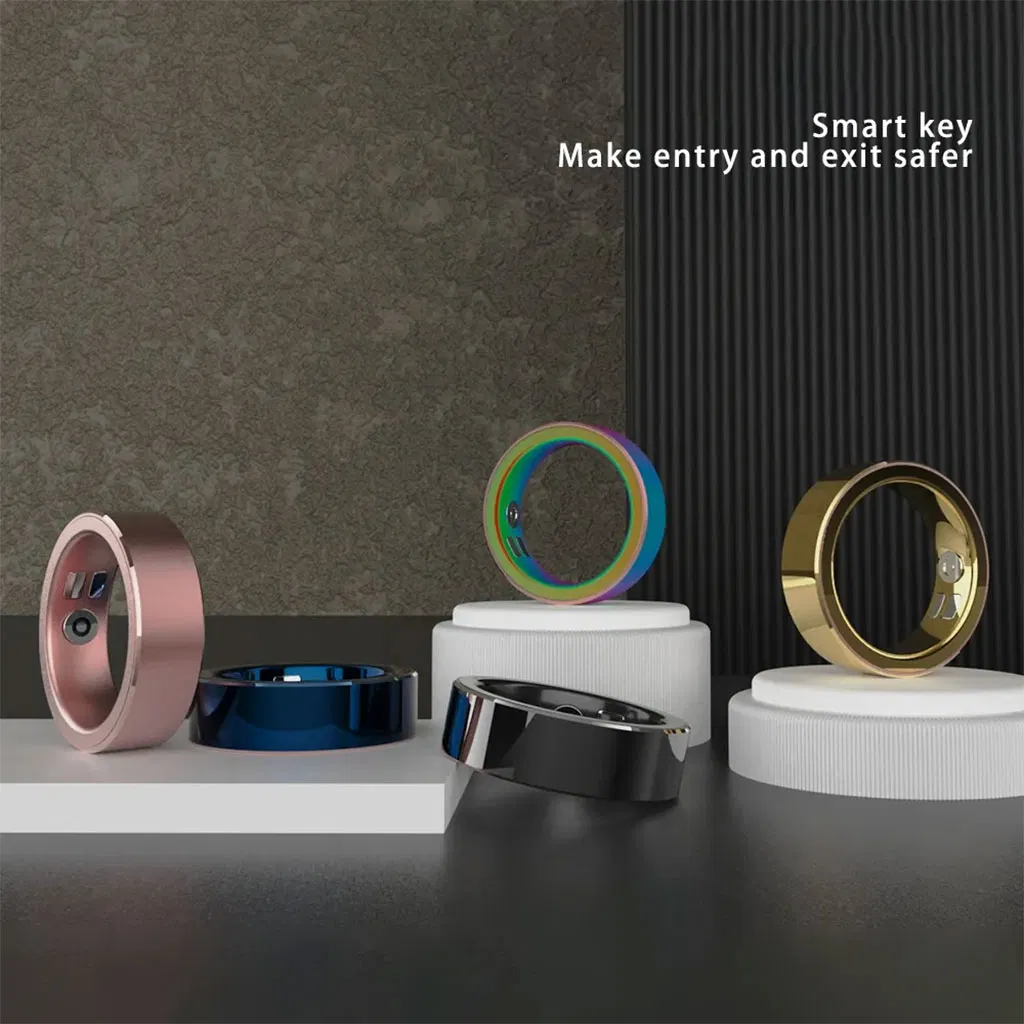 Innovative Health Monitoring Smart Ring with Android Compatibility Android Health Monitoring Smart Ring