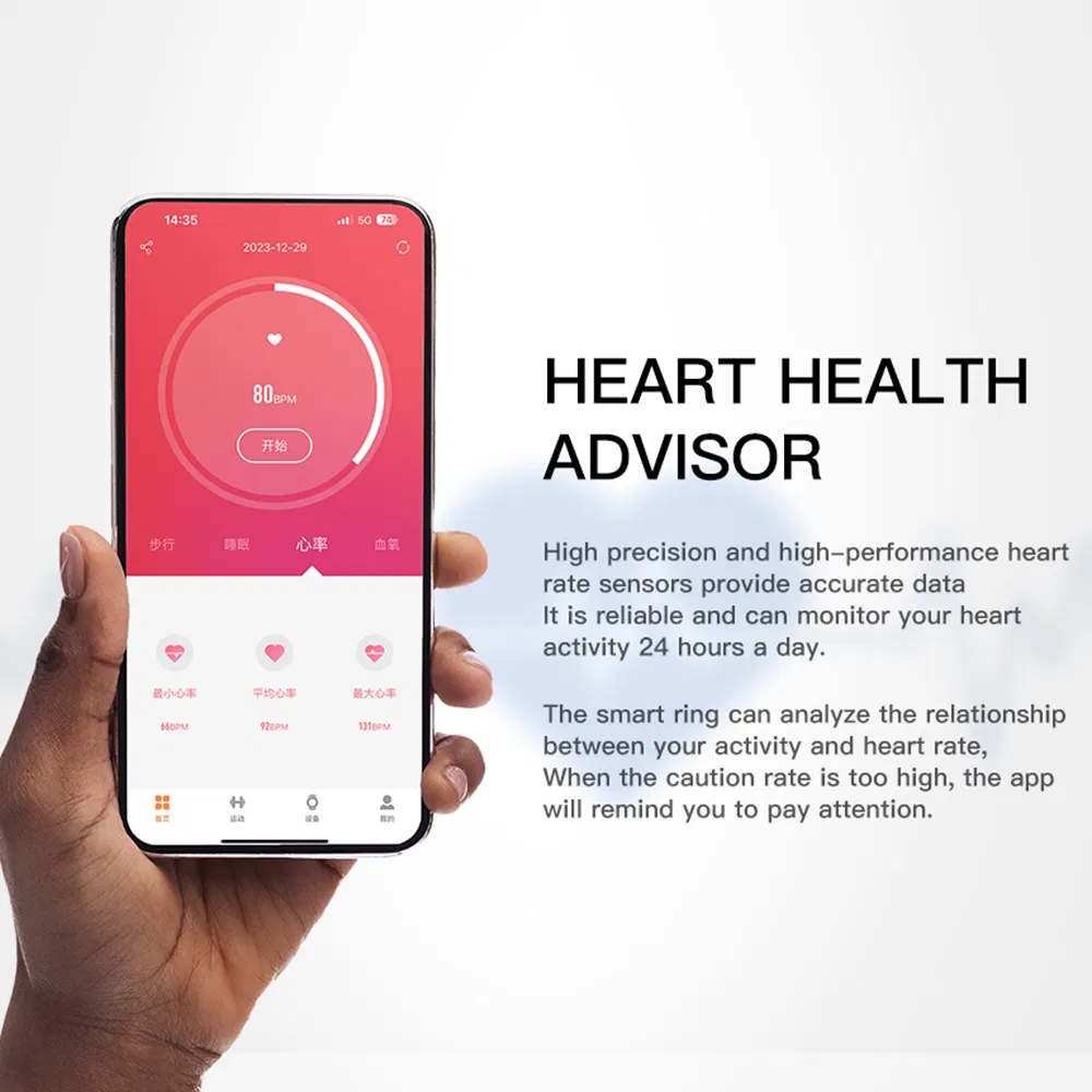 Умное кольцо Sr2 для мониторинга здоровья и фитнеса