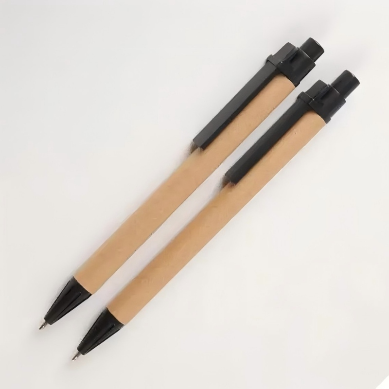 OEM Hotel Supplies Kraft Paper-Ballpoint Pen with Printed Custom Logo