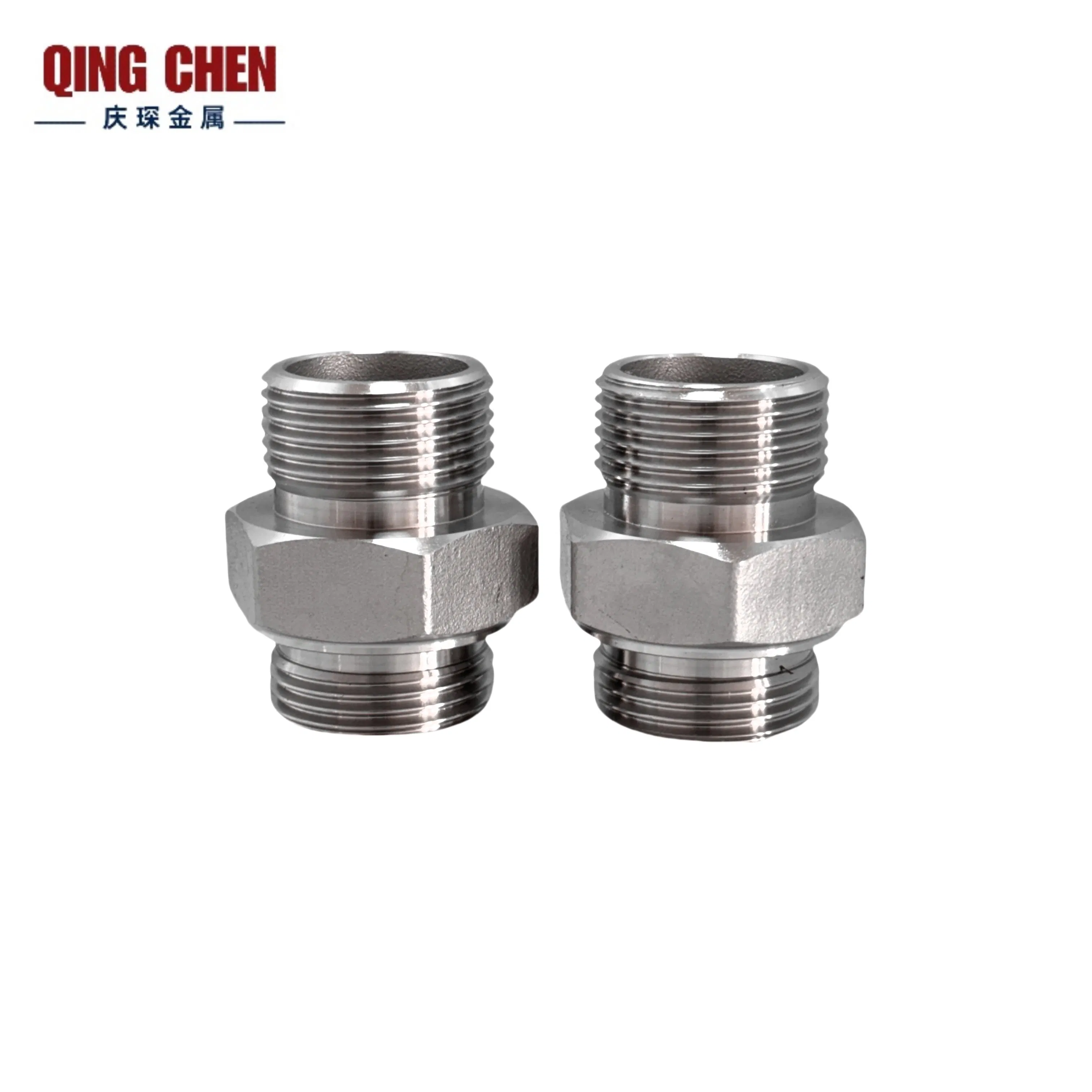 Premium Stainless Steel Hex Nipple Connector for Precision Use
