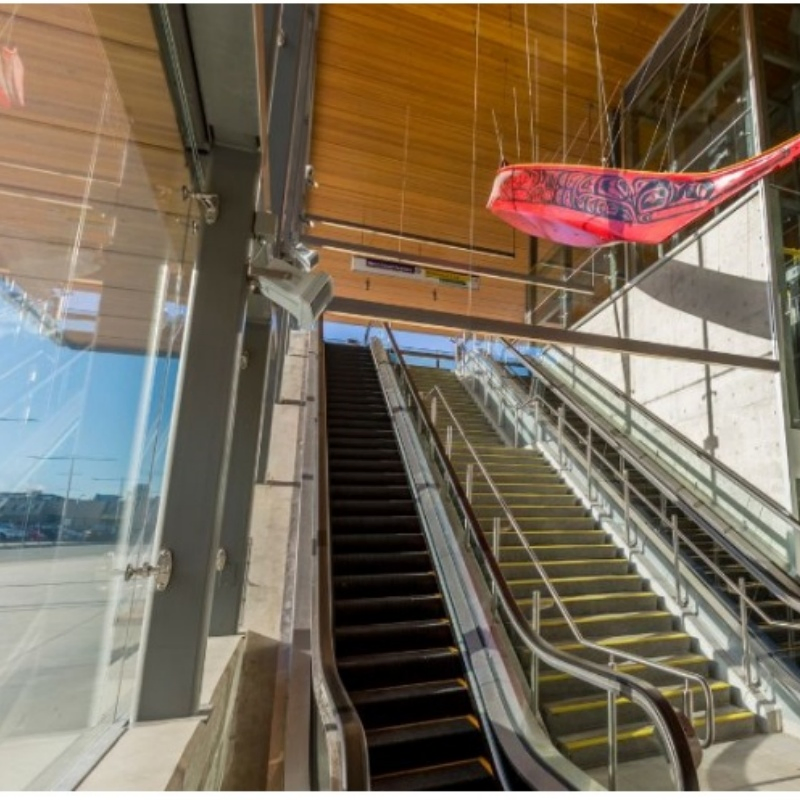 High-Strength Supported Glass Curtain Wall, Reinforced Glass Panels for Added Safety and Stability