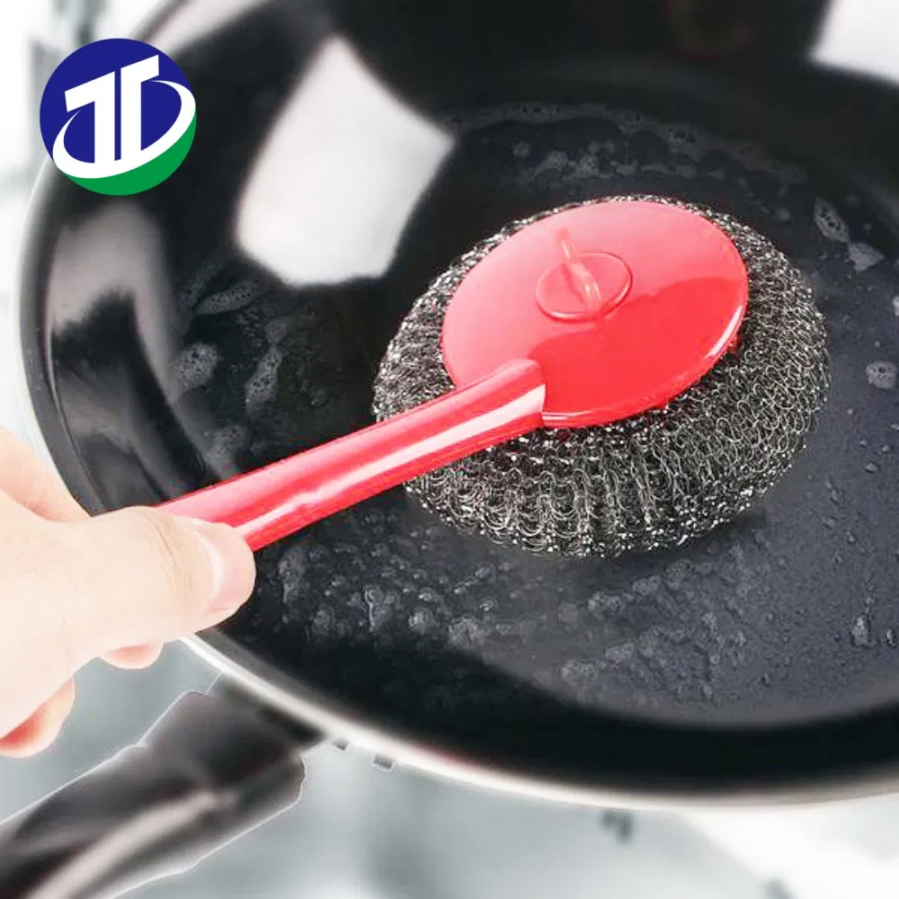Galvanized Scourer Mesh Zinc Coated Scrubber Pot Clean Ball for Kitchen Cleaning