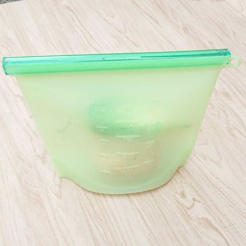 Manufacturer Recommended Silicone Fresh-Keeping Bag, Sealed Food Bag, Kitchen Supplies, Household Fresh-Keeping Storage Bag, Food Sub-Packaging
