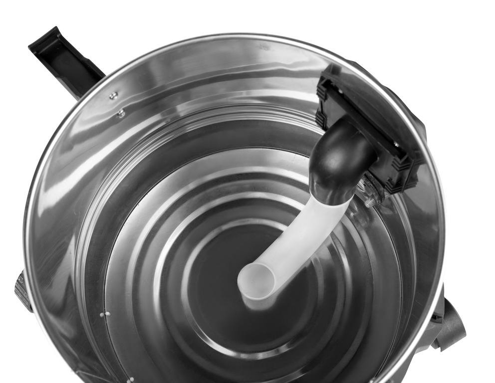 30L Wet Dry Vacuum Cleaner with Water Filtration Industrial Carpet Cleaner Stainless Steel High Power