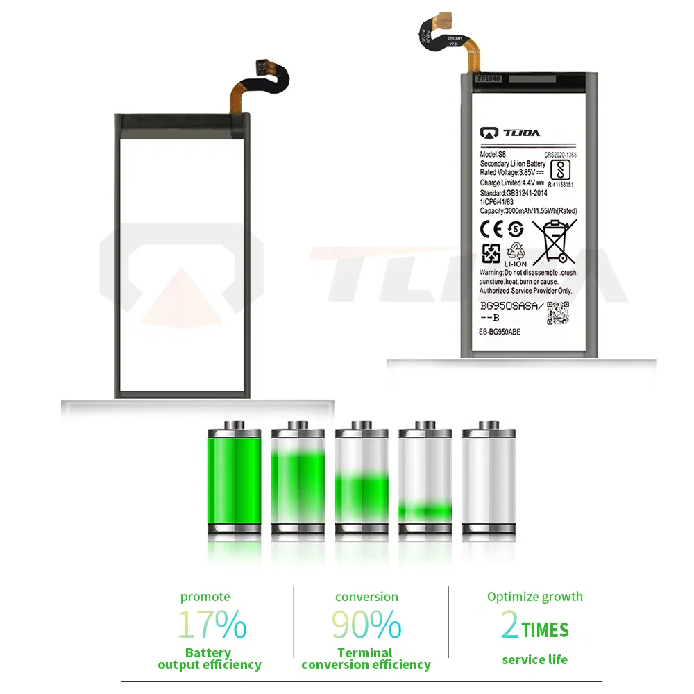Tlida High Quality Mobile Phone Battery for Samsung Galaxy S6/S7/S8/S9/S10edge/S20plus Battery