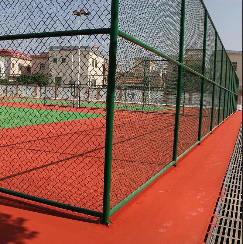 High-Quality PVC Coated Chain Link Fencing for Sports Courts