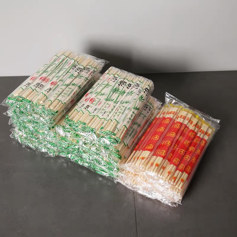 Customized 100% Eco-Friendly Disposable Bamboo Chopsticks for Takeaway Food