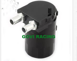Aluminum Black Oil Reservoir Catch Can with Breather Baffle