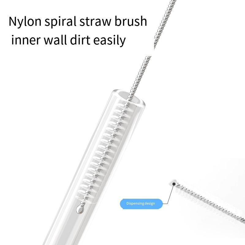 Портативный набор для чистки детских бутылочек с силиконовой трубочкой