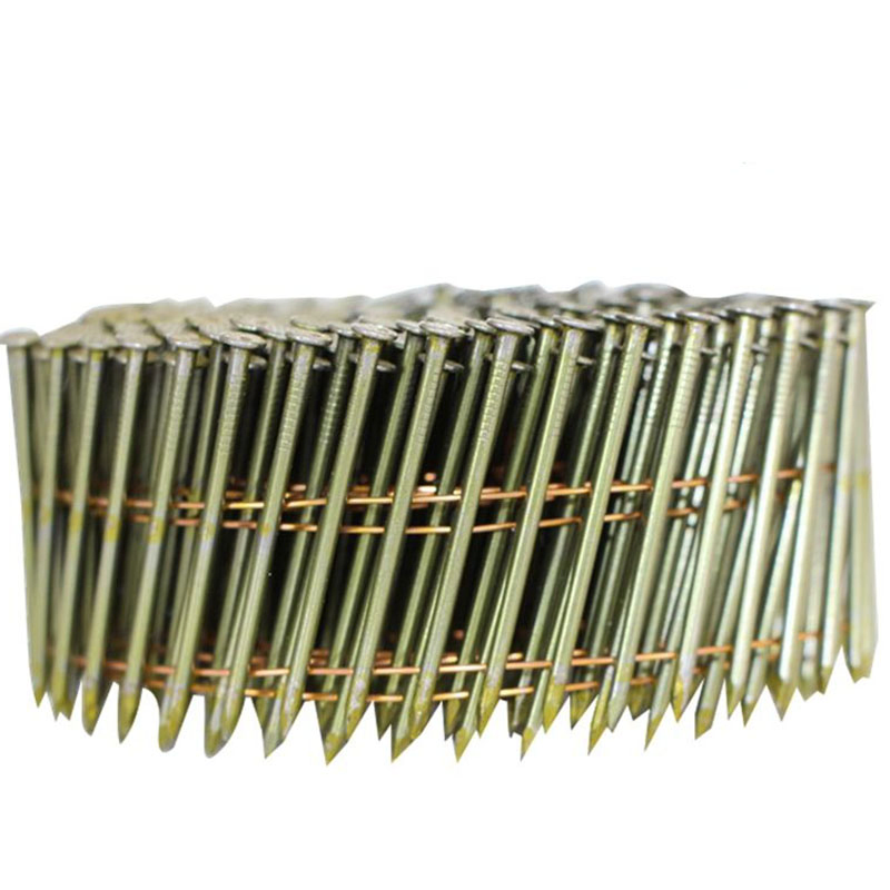 High Quality Hot DIP Galvanized Wood Pallet Carpentry Construction Coil Nails