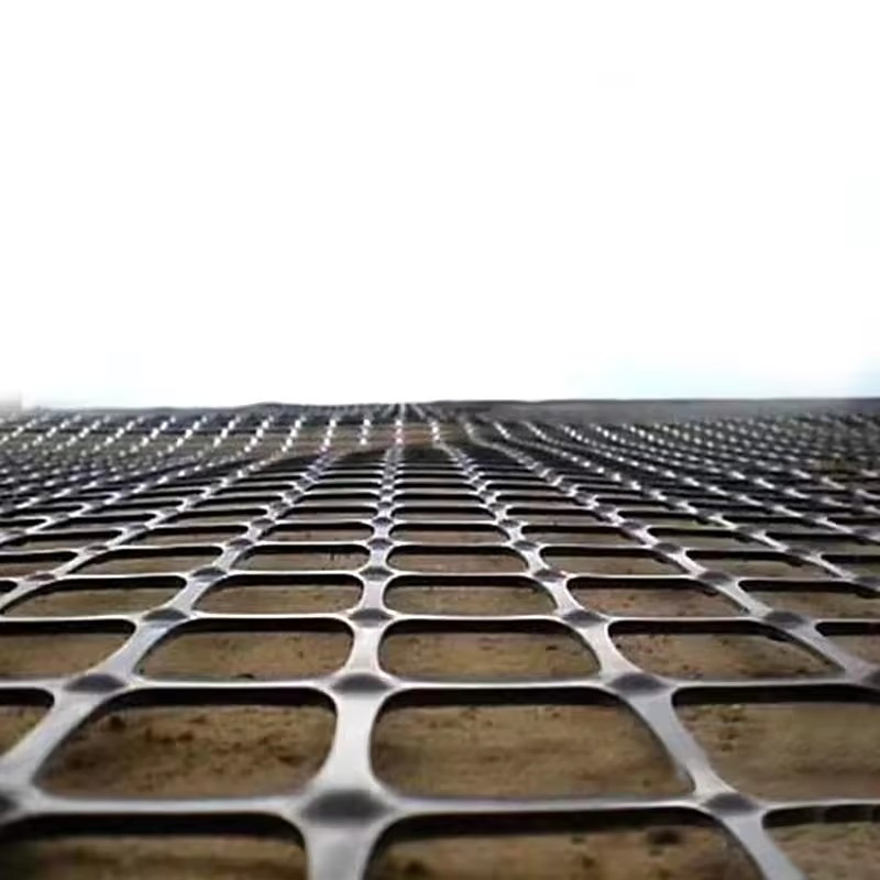 Good Biaxial Geogrid Price 100kN Steel Plastic Welding Geogrid
