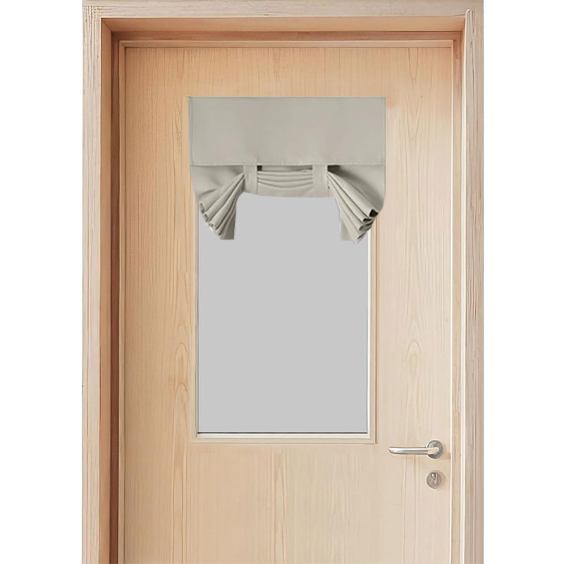 New Type of Blackout Curtain, Self-Adhesive Door Curtain Without Perforating, Glass Blackout Curtain