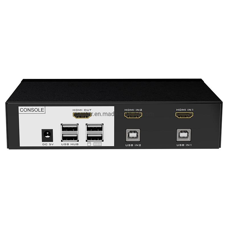 4-портовый KVM-переключатель DVI для CCTV