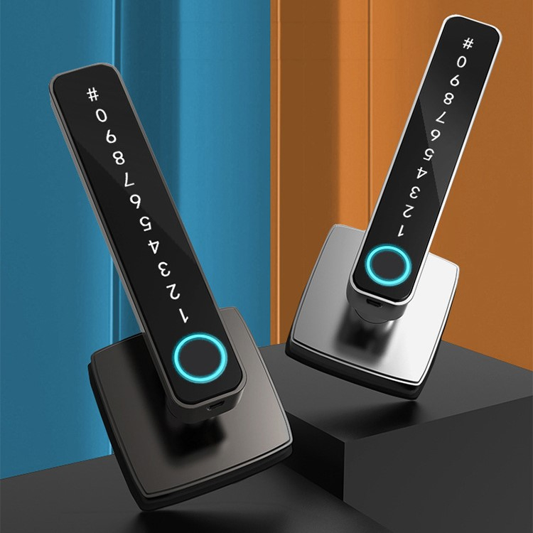 Tuya Network Fingerprint Remote Control Smart Passcode Single Latch Lock for Bedroom Indoor Lock
