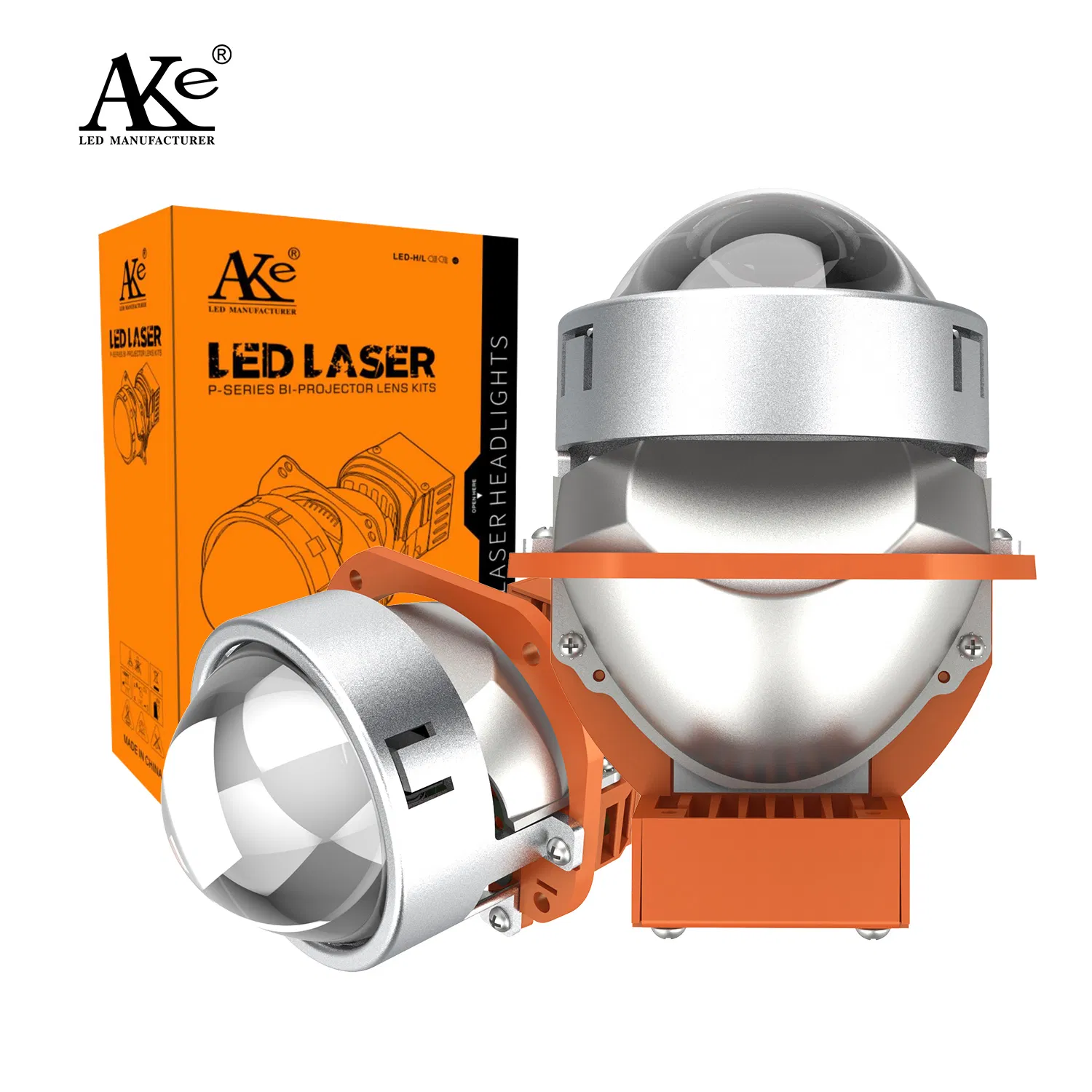 Светодиодный проектор Ake 2.5 дюйма Bi-LED для авто